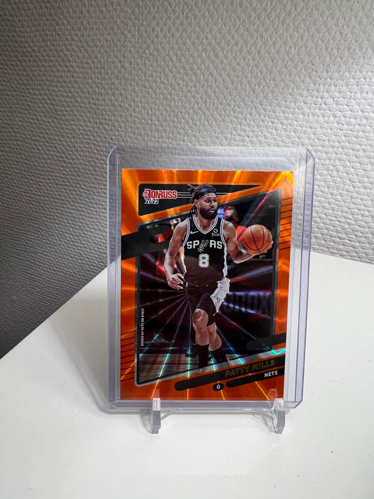 Donruss 21-22 - Patty Mills Orange Laser - Brooklyn Nets