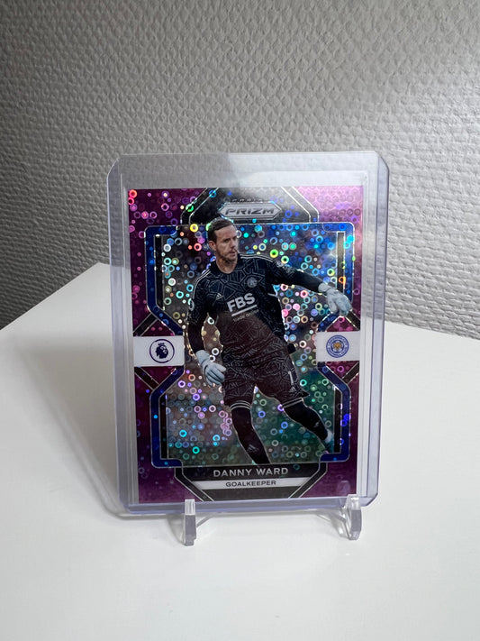 Prizm 22-23 - Danny Ward /25 Purple Disco Prizm - Leicester City