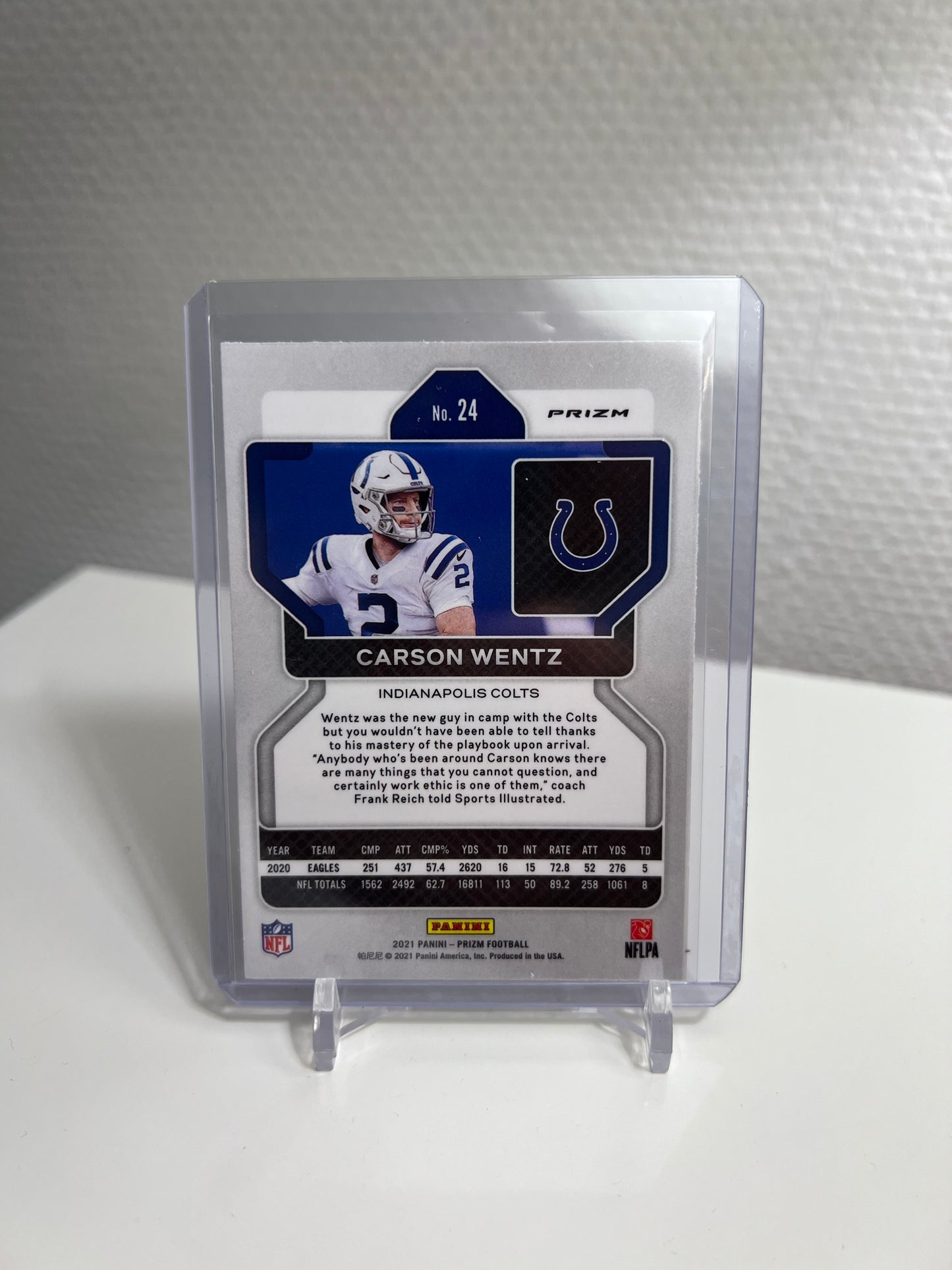 Prizm 21 - Carson Wentz - Indianapolis Colts