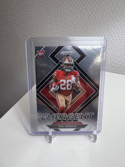 Prizm 21 - Trey Sermon Emergent RC Card - San Francisco 49ers #E-19