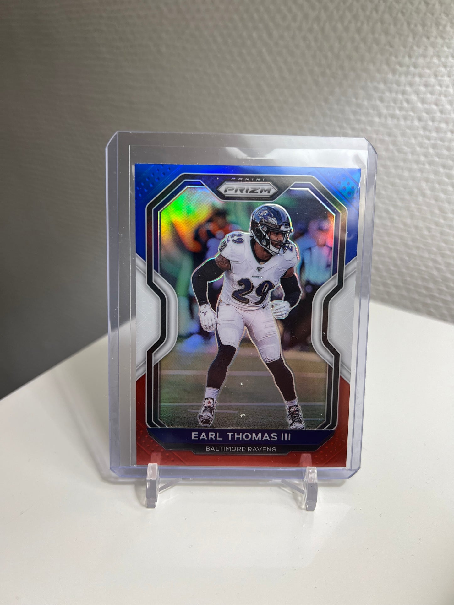 Prizm 20 - Earl Thomas III Tri-Color - Baltimore Ravens