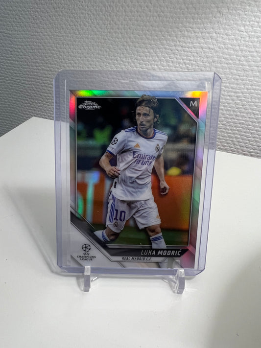 Chrome 21-22 - Luka Modric Refractor - Real Madrid