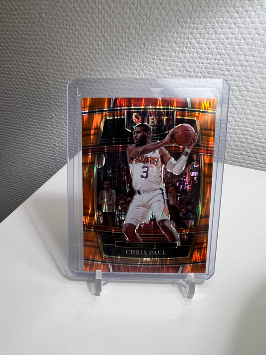 Select 21-22 - Chris Paul Orange Shimmer Prizm - Phoenix Suns