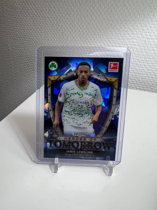 Chrome Sapphire 21-22 - Jamie Leweling Heroes of Tomorrow RC Card - SpVgg Greuther Fürth #HT-JL