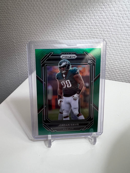 Prizm 22 - Jordan Davis Green RC Card - Philadelphia Eagles