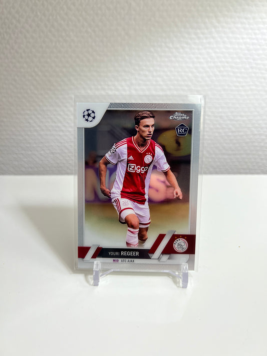 Chrome 22-23 - Youri Regeer RC Card - Ajax Amsterdam