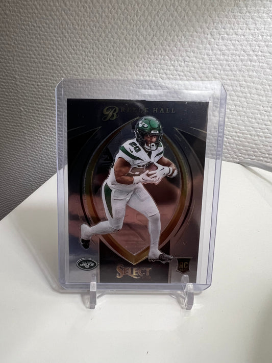 Select 22 - Breece Hall Certified Rookies RC Card - New York Jets #SCR-13