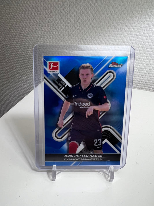 Finest 21-22 - Jens Petter Hauge Blue /150 - Eintracht Frankfurt