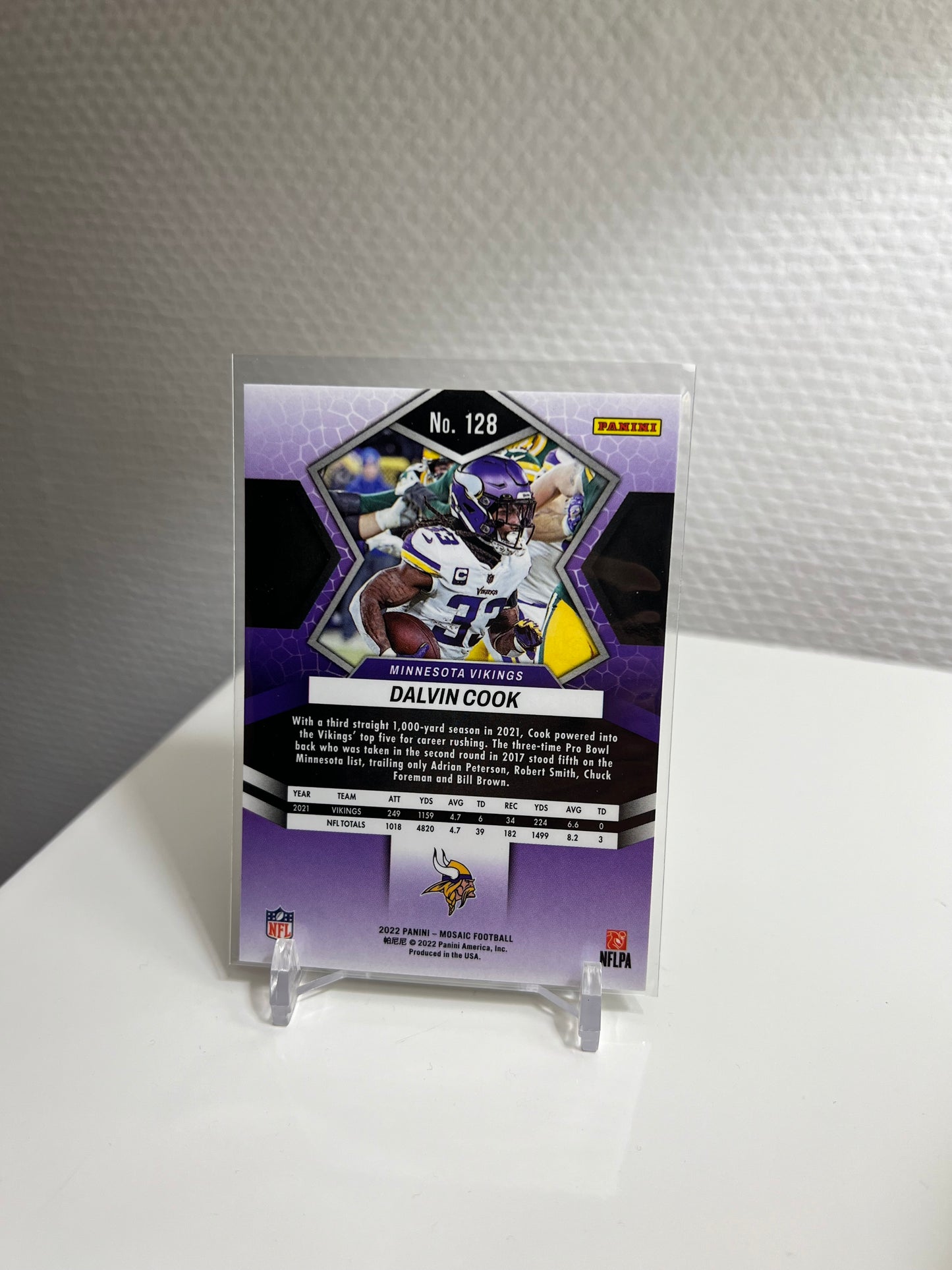 Mosaic 22 - Dalvin Cook - Minnesota Vikings