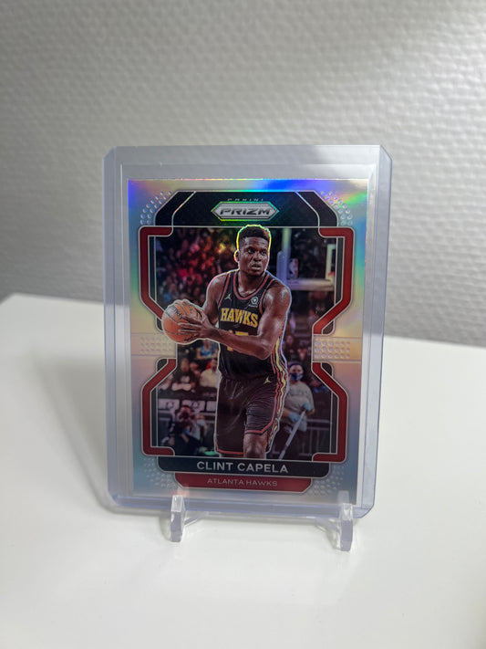 Prizm 21-22 - Clint Capela Silver Holo - Atlanta Hawks