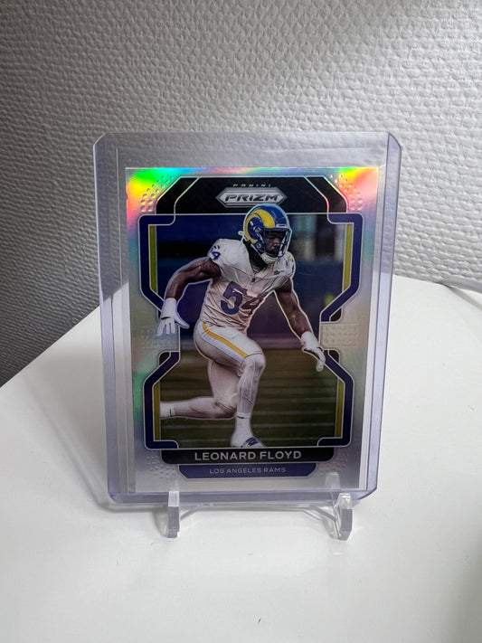 Prizm 21 - Leonard Floyd Silver Holo - Los Angeles Rams