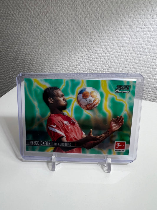 Stadium Club Chrome 21-22 - Reece Oxford /75 Green/Yellow Electric - SC Freiburg