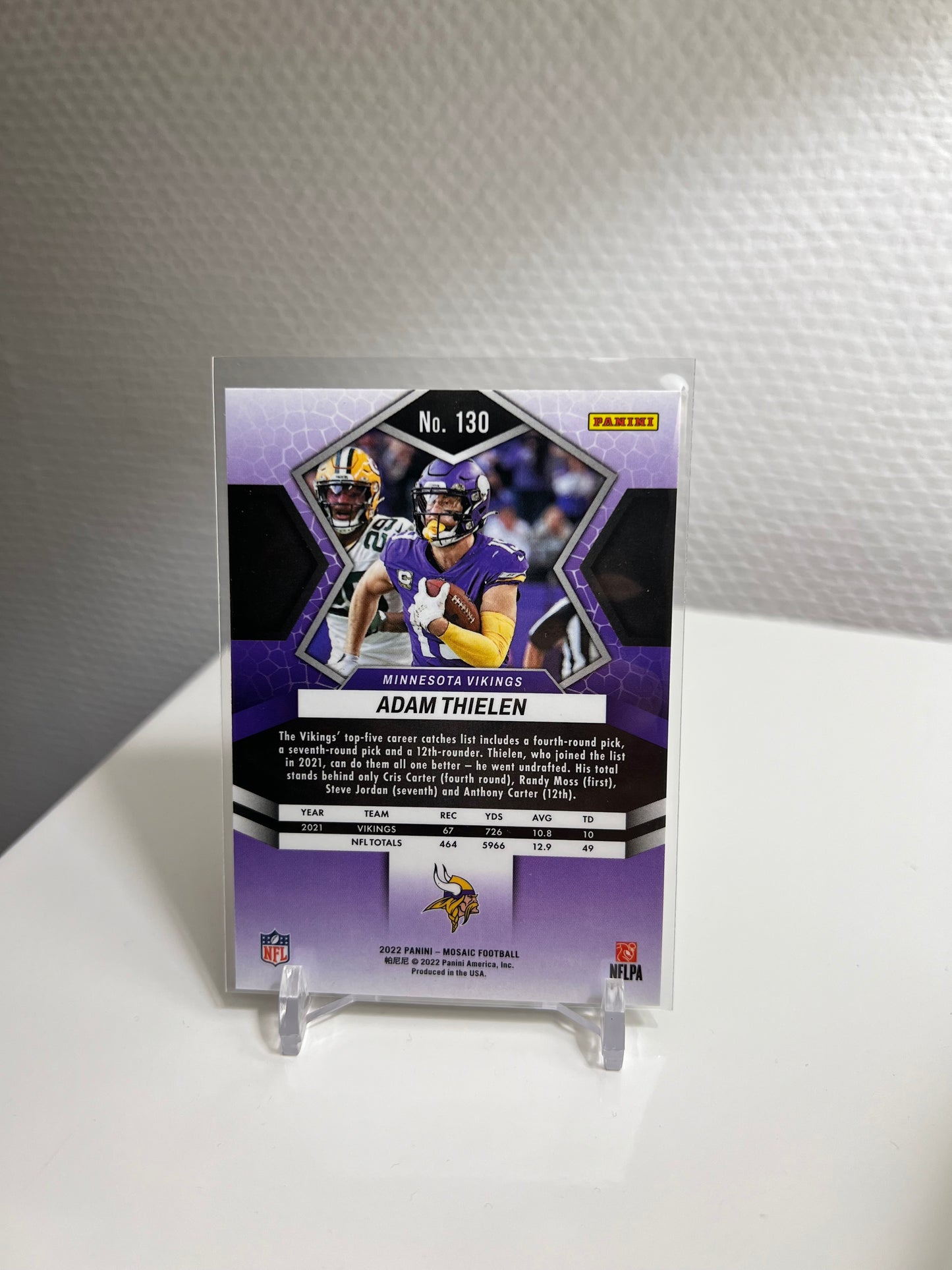 Mosaic 22 - Adam Thielen - Minnesota Vikings