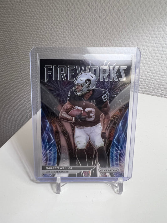 Prizm 21 - Darren Waller Fireworks - Las Vegas Raiders #F-14