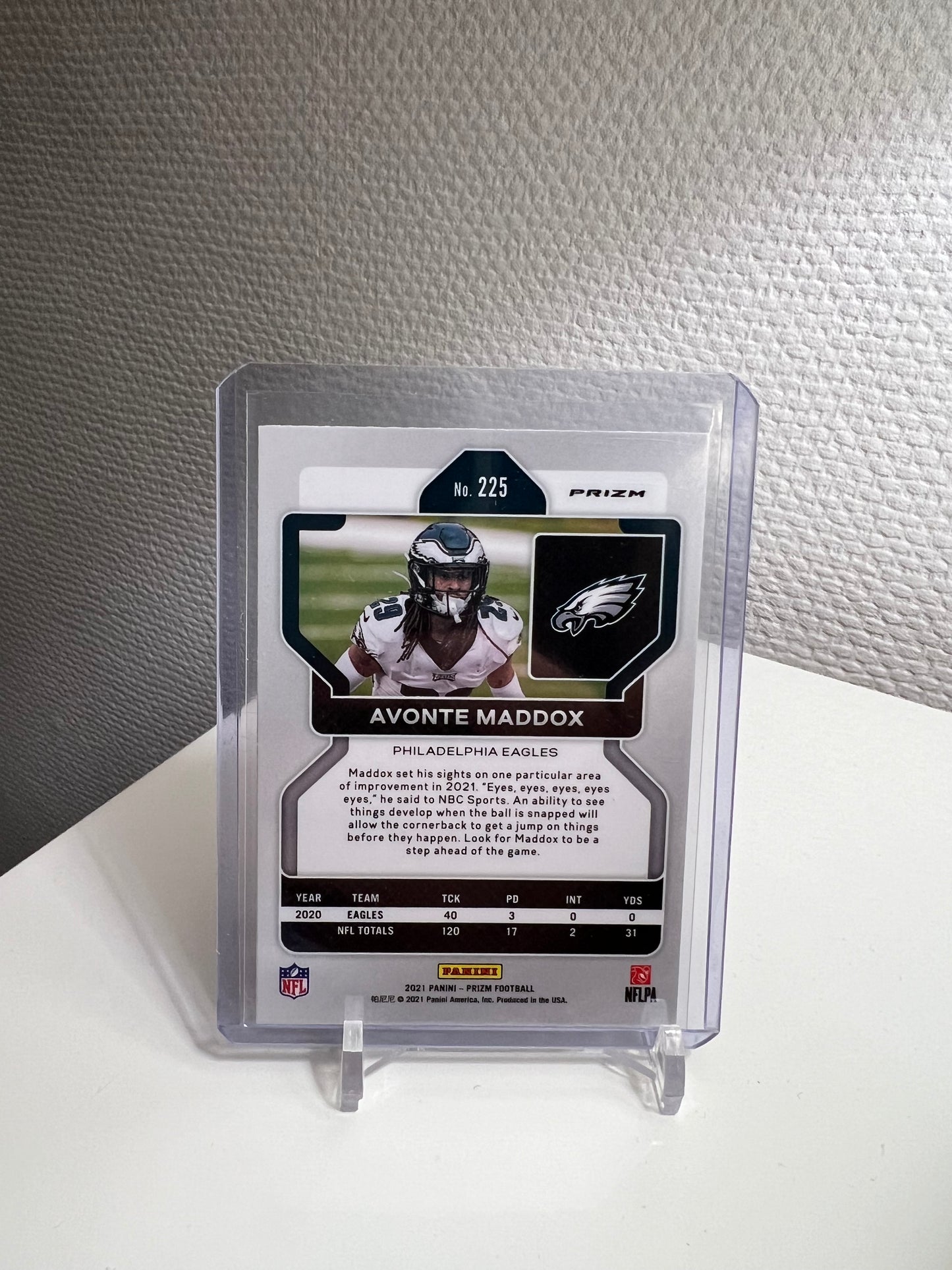 Prizm 21 - Avonta Maddox Silver - Philadelphia Eagles