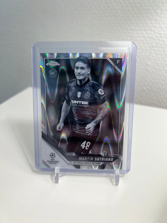 Chrome 21-22 - Martin Satriano RC Card Ray Wave - Inter Mailand