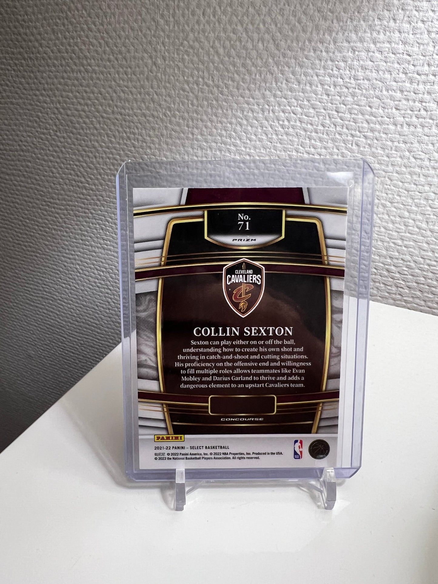 Select 21-22 - Collin Sexton Concourse Tri-Color - Cleveland Cavaliers