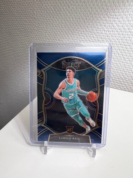 Select Blue 20-21 - LaMelo Ball RC Card - Charlotte Hornets