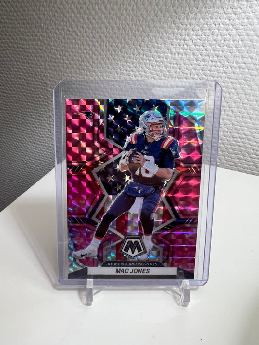 Mosaic 22 - Mac Jones Pink Prizm National Pride - New England Patriots