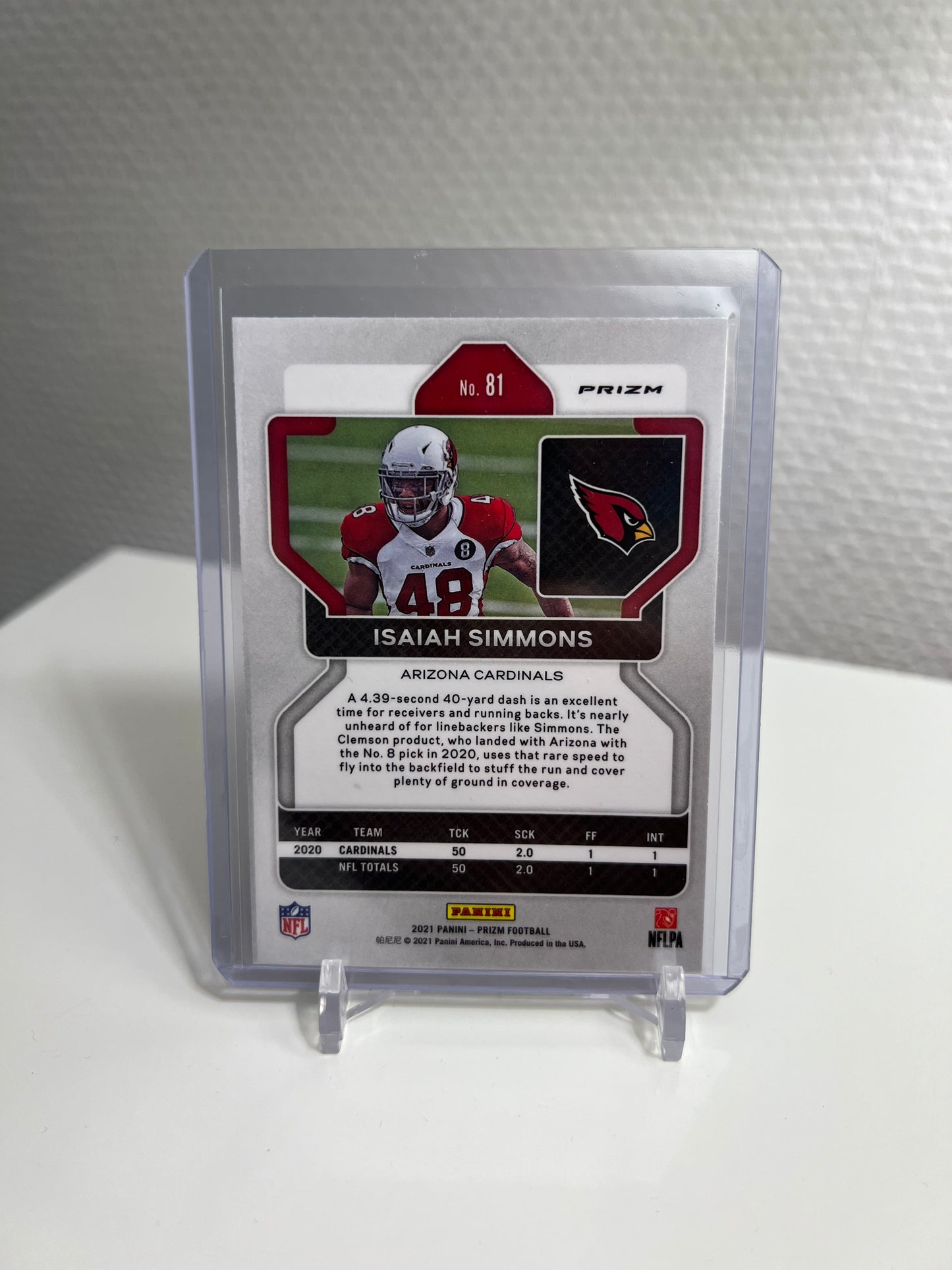 Prizm 21 - Isaiah Simmons - Arizona Cardinals