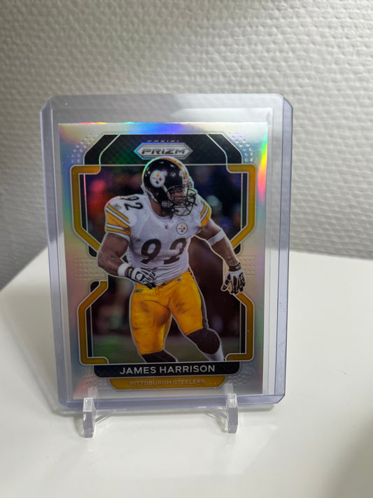 Prizm 21 - James Harrison Silver Holo - Pittsburgh Steelers