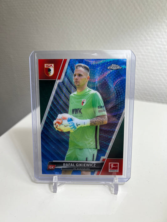 Chrome 21-22 - Rafal Gikiewicz Blue Wave /150 - FC Augsburg