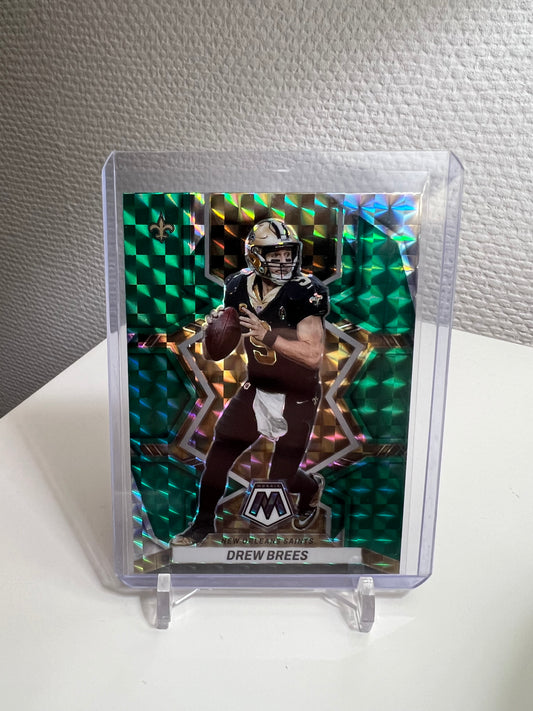 Mosaic 22 - Drew Brees Green Prizm - New Orleans Saints