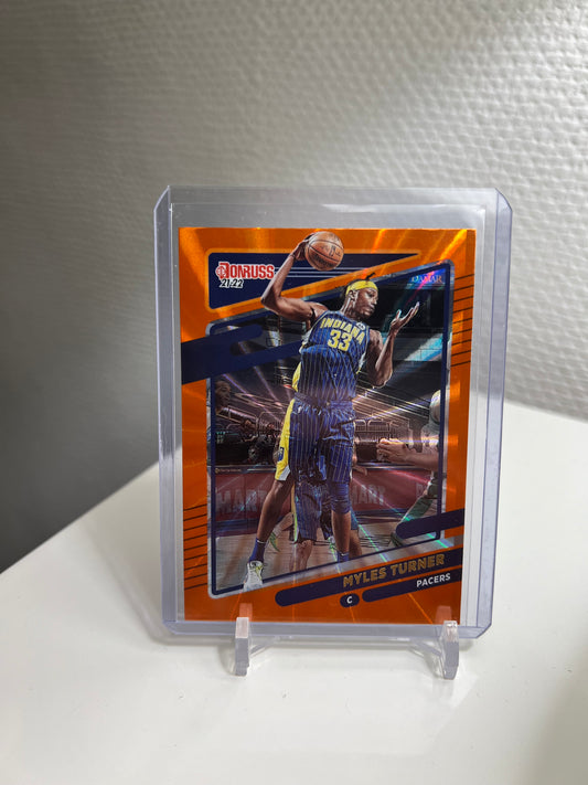 Donruss 21-22 - Myles Turner Orange Laser - Indiana Pacers