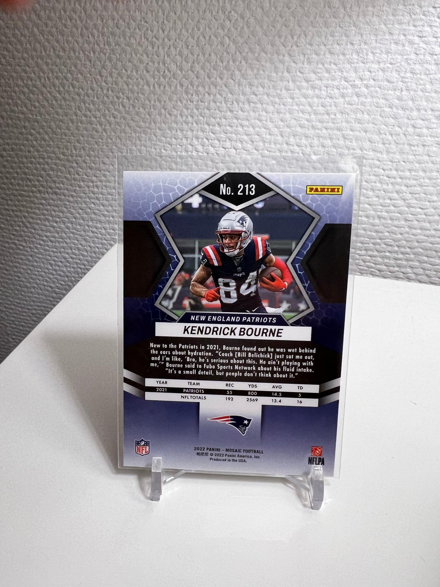 Mosaic 22 - Kendrick Bourne - New England Patriots