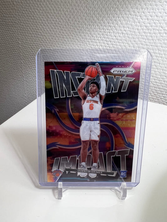 Prizm 21-22 - Quentin Grimes Instant Impact RC Card - New York Knicks