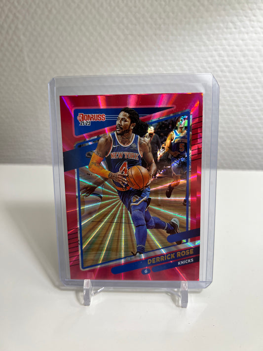 Donruss 21-22 - Derrick Rose Pink Laser - New York Knicks