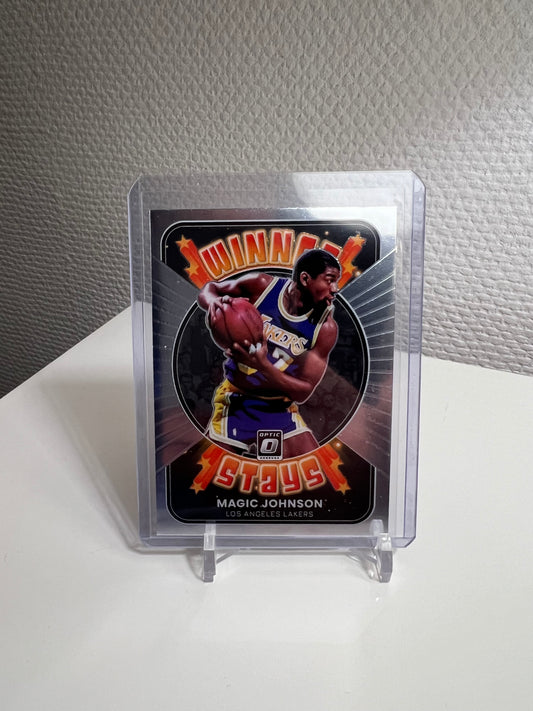 Donruss Optic 21-22 - Magic Johnson Winner Stays - Los Angeles Lakers