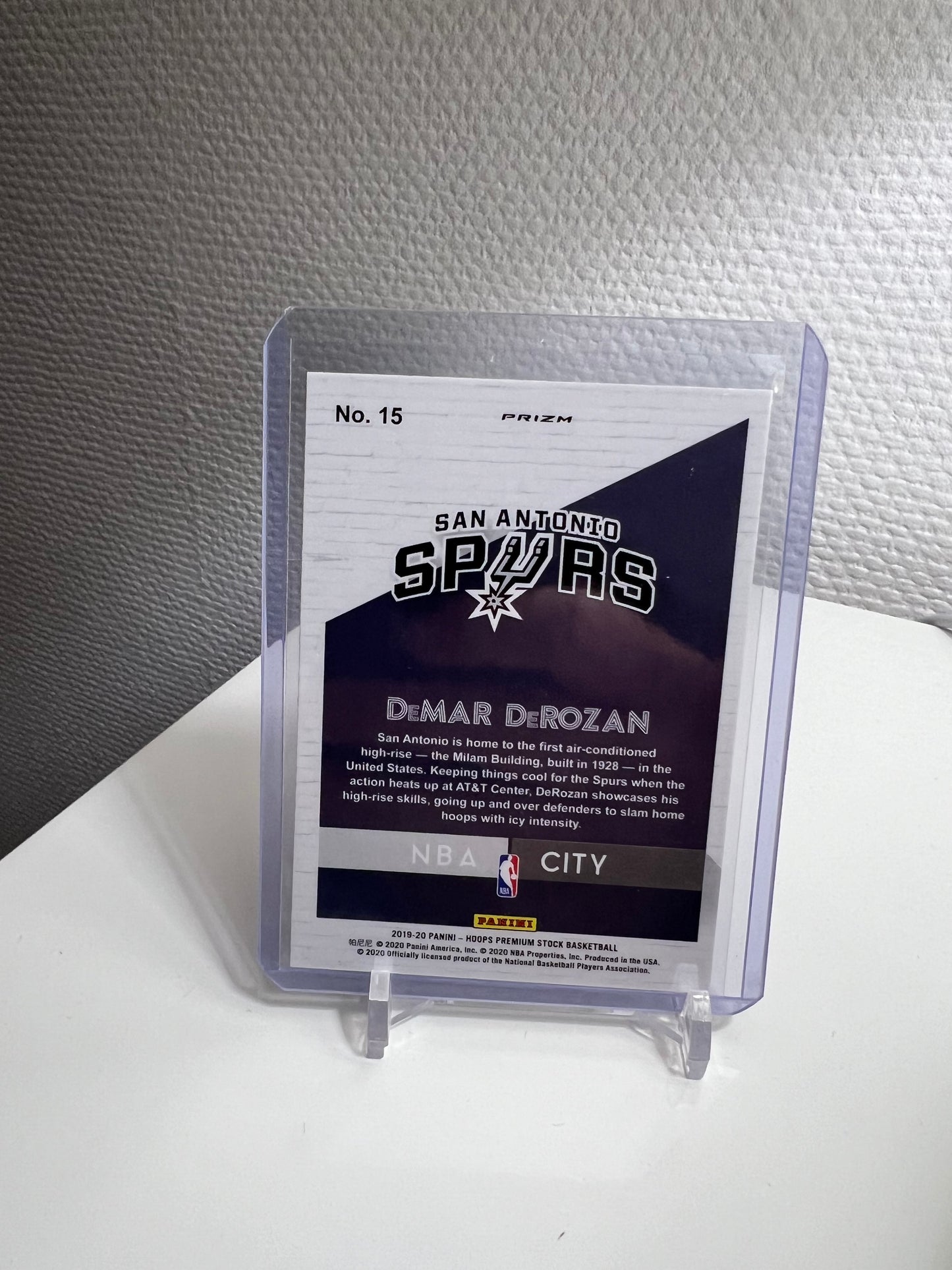 Hoops Premium Stock 19-20 - DeMar DeRozan NBA City Prizm - San Antonio Spurs
