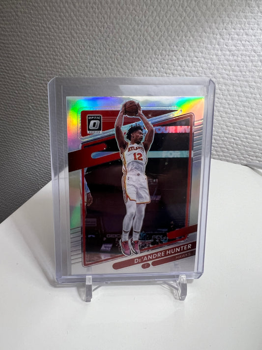 Donruss Optic 21-22 - De Andre Hunter Silver Prizm - Atlanta Hawks