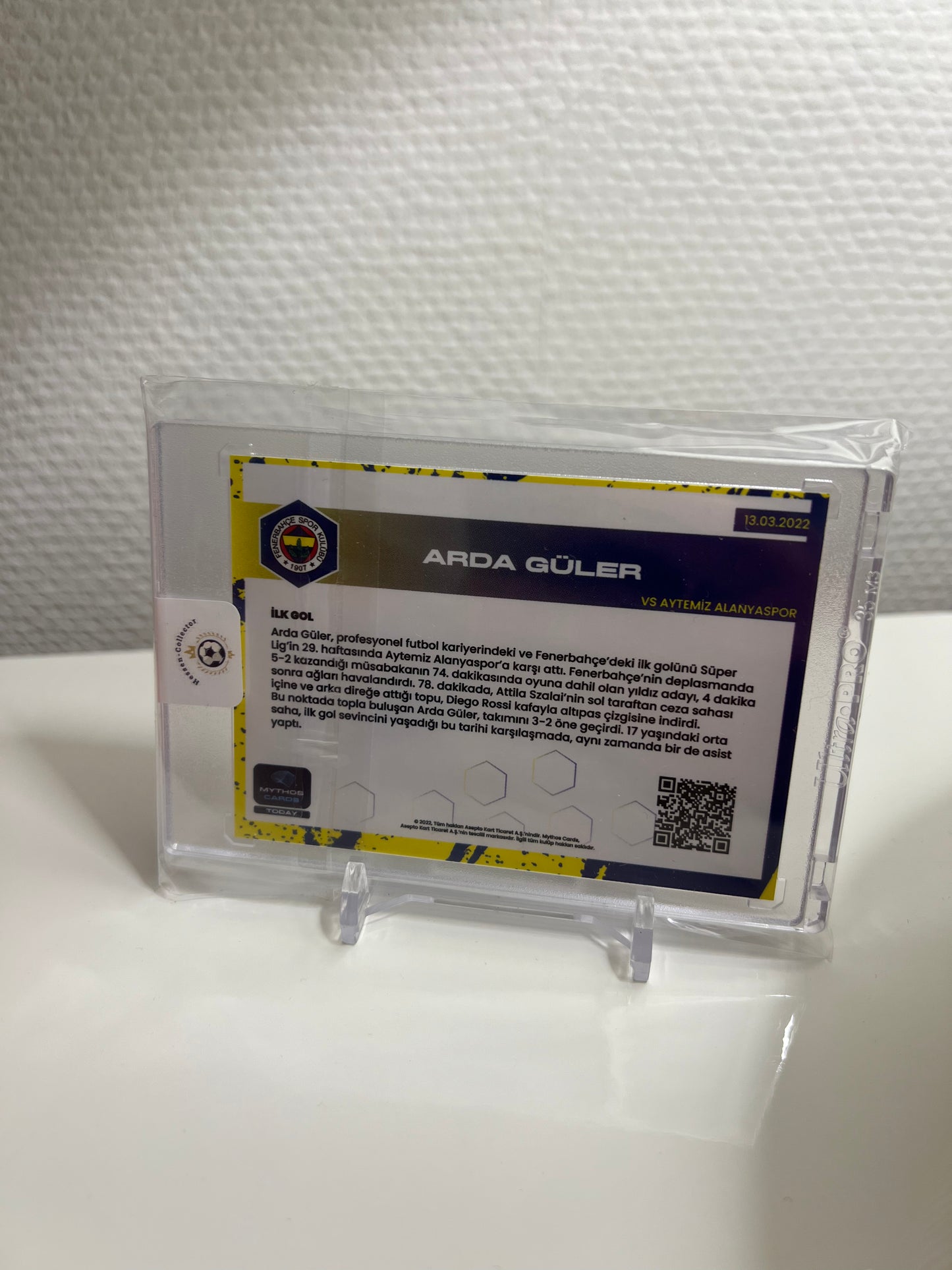 Mythos Cards 22 - Arda Güler RC Card First Goal - Fenerbahce Istanbul