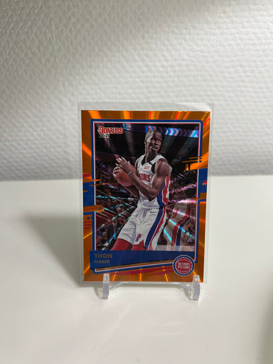 Panini Donruss 20-21 - Thon Maker Orange Laser - Detroit Pistons