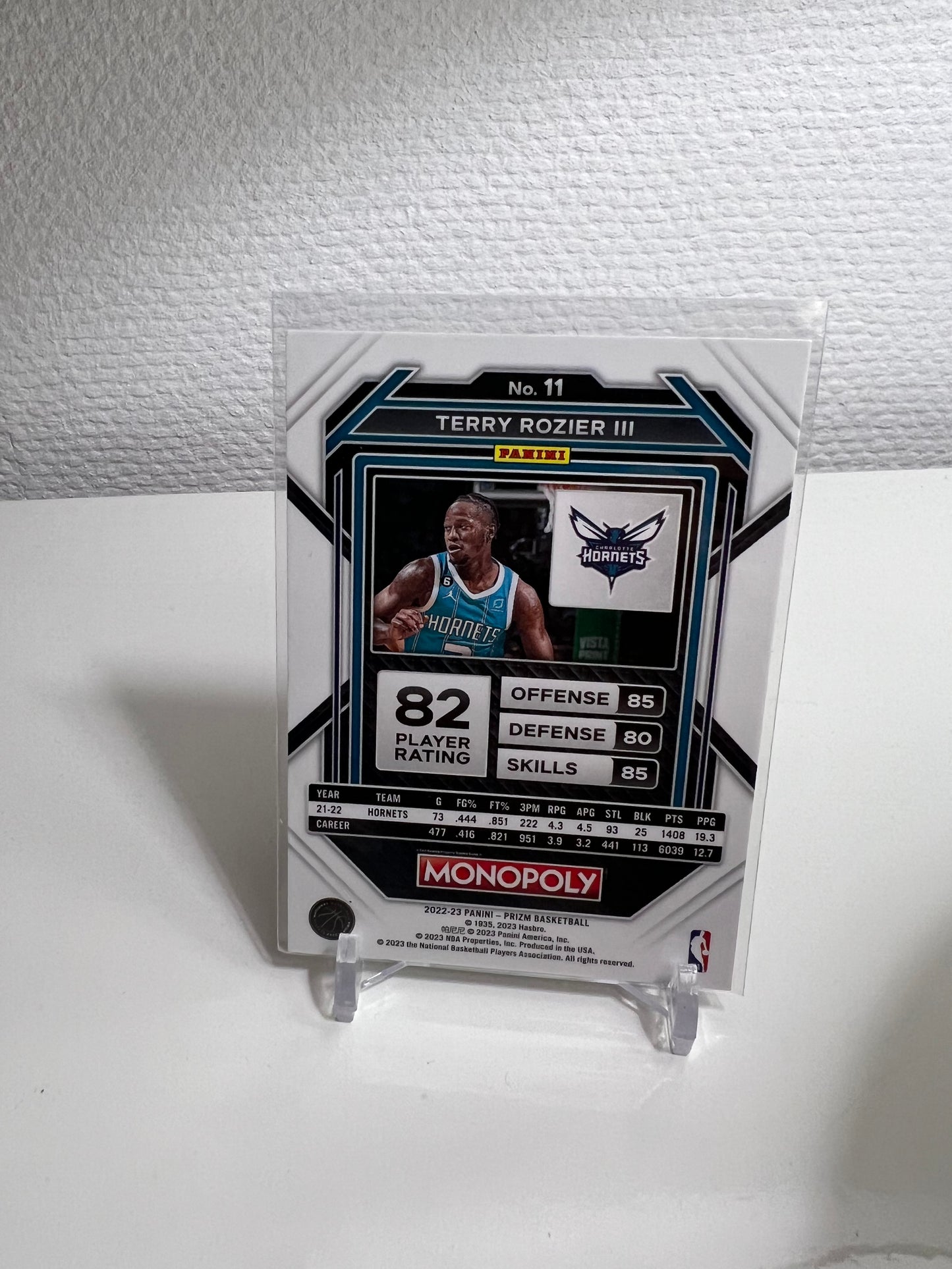 Panini Prizm Monopoly 22-23 - Terry Rozier III - Charlotte Hornets