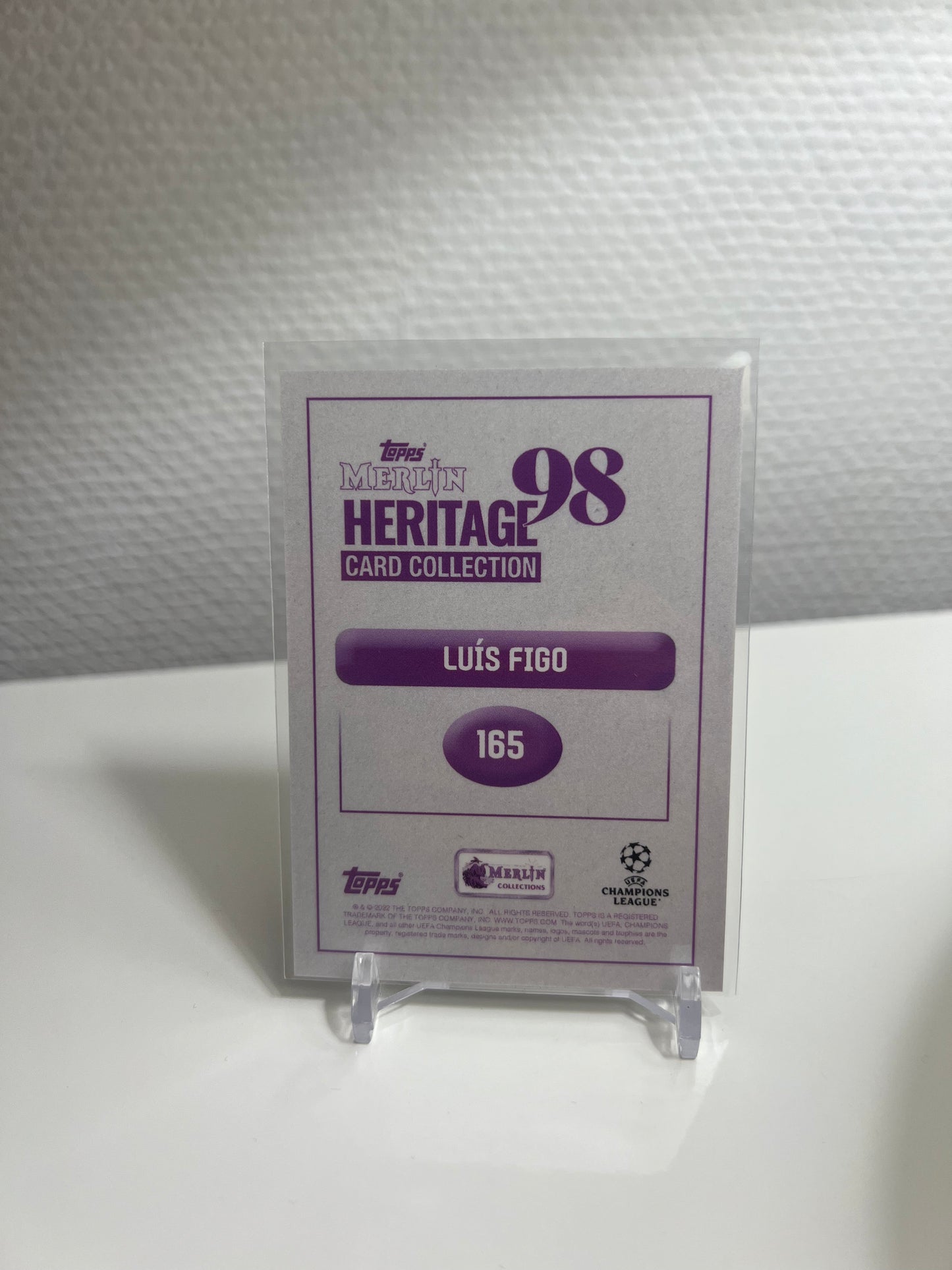 Merlin Heritage 98 22-23 - Luis Figo Legend - Real Madrid