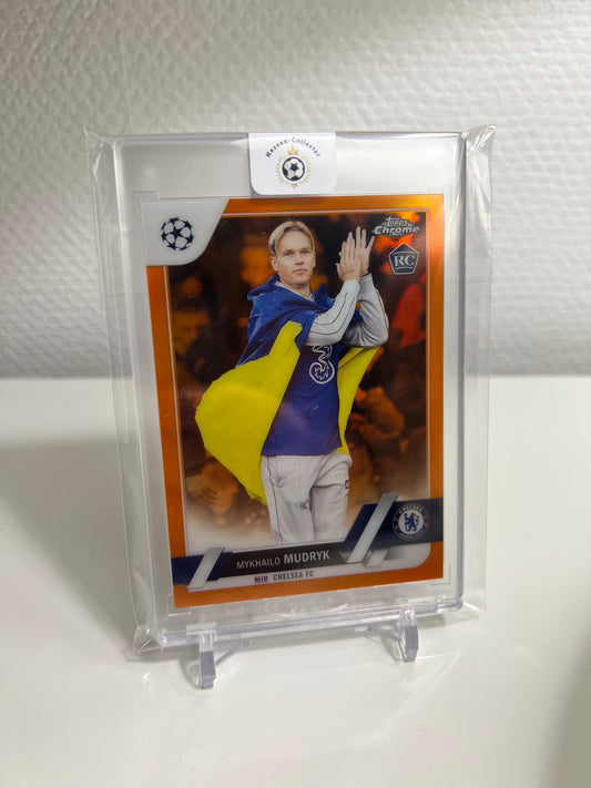 Chrome 22-23 - Mykhailo Mudryk /25 Orange RC Card - Chelsea London