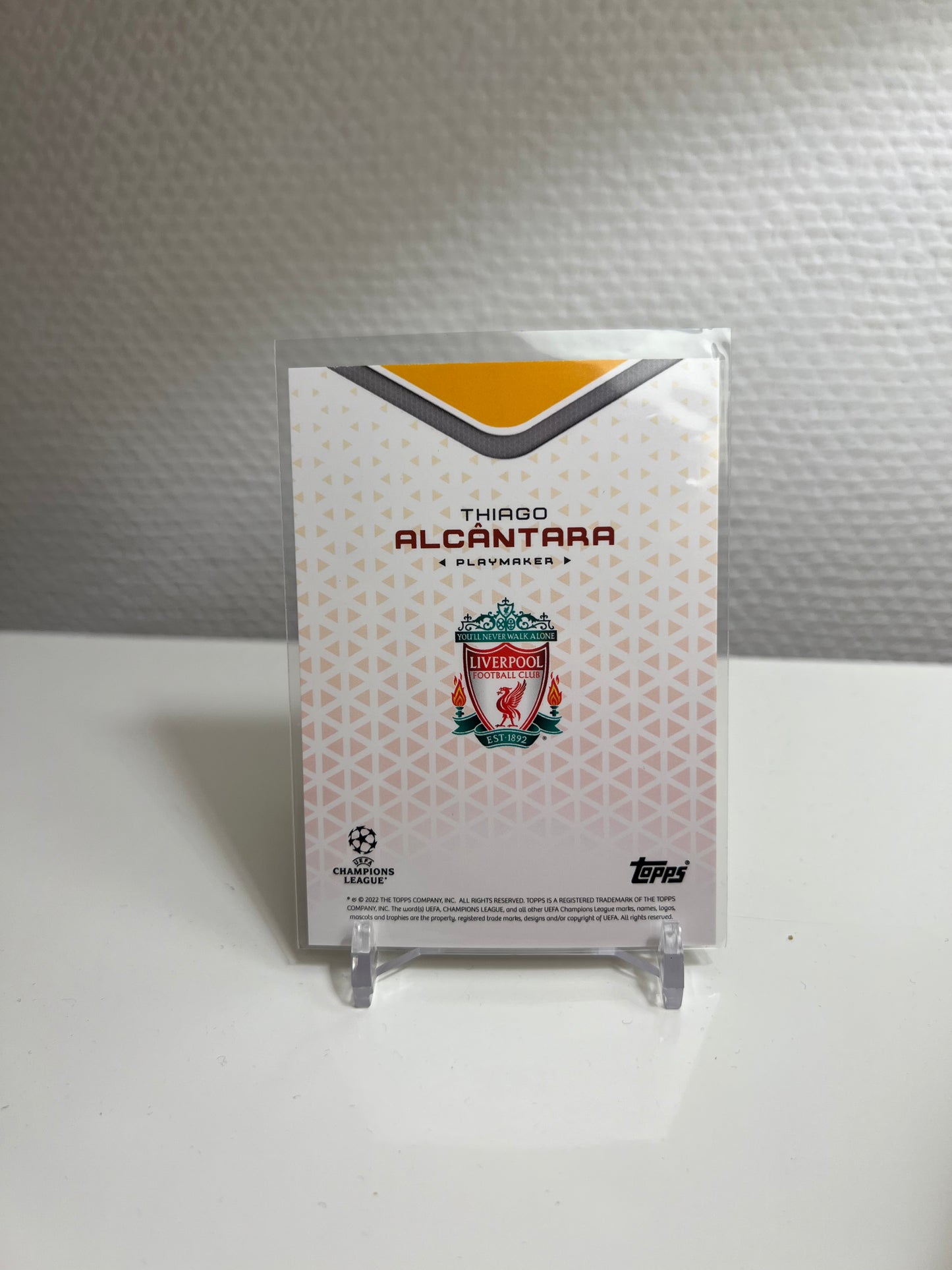 Topps Platinum Curated Set 22-23 - Thiago Alcantara Playmaker - FC Liverpool