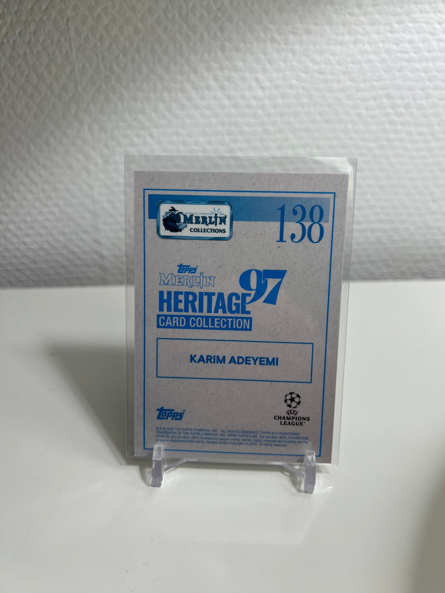 Topps Merlin Heritage 97 21-22 - Karim Adeyemi Action - FC Salzburg