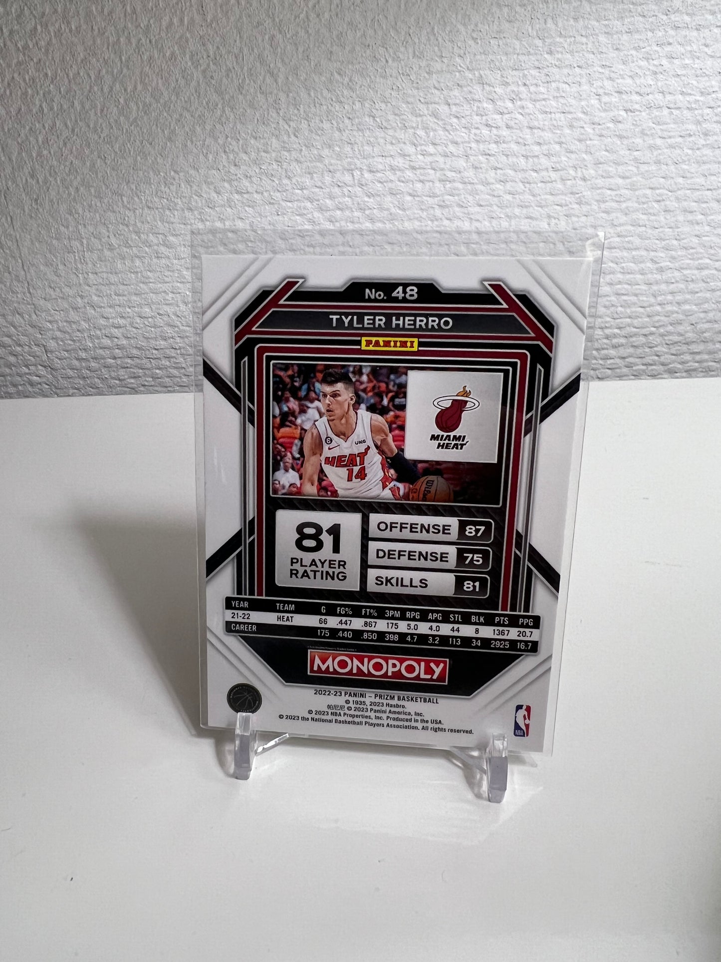 Panini Prizm Monopoly 22-23 - Tyler Herro - Miami Heat
