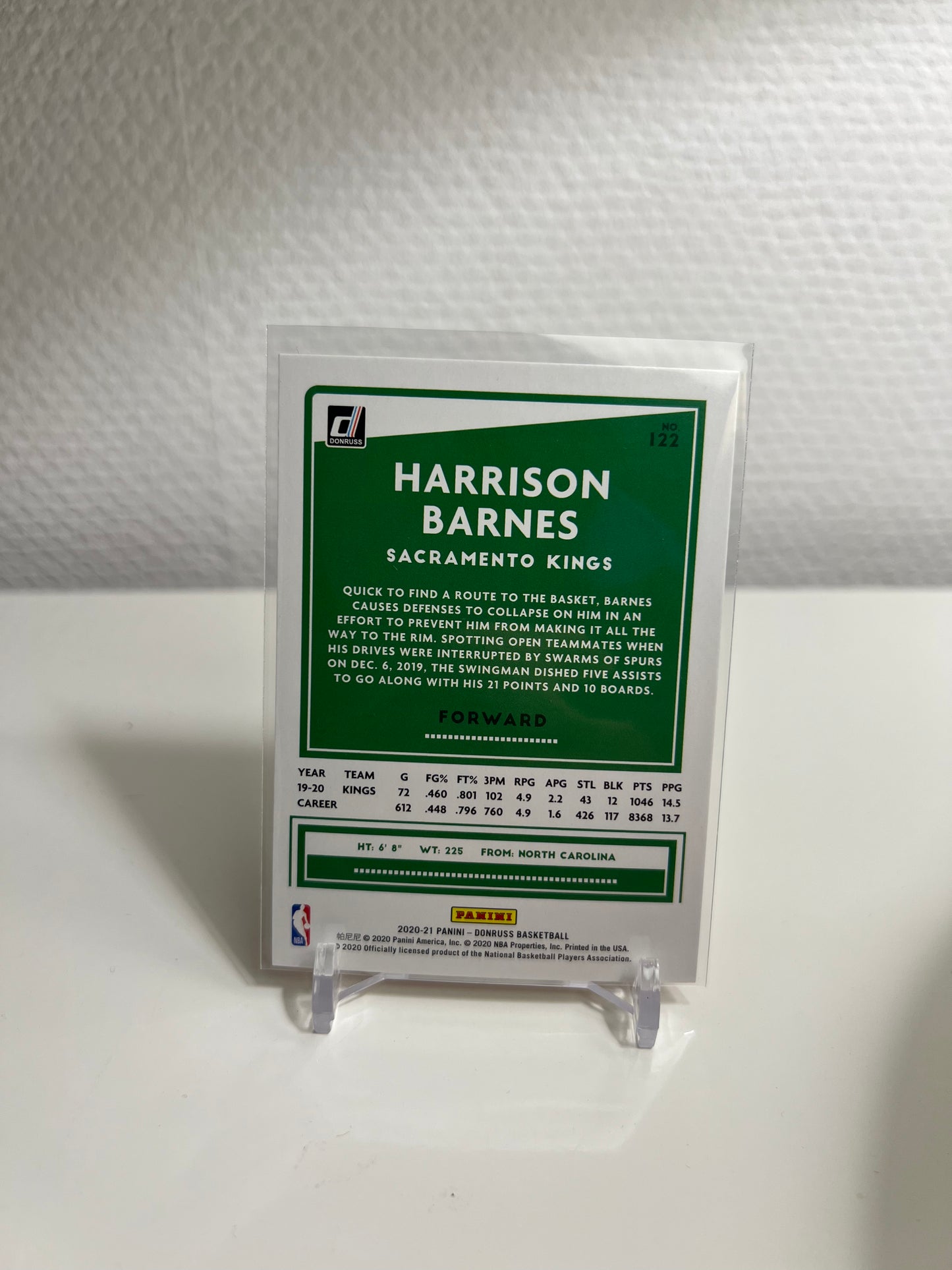 Panini Donruss 20-21 - Harrison Orange Laser - Sacramento Kings