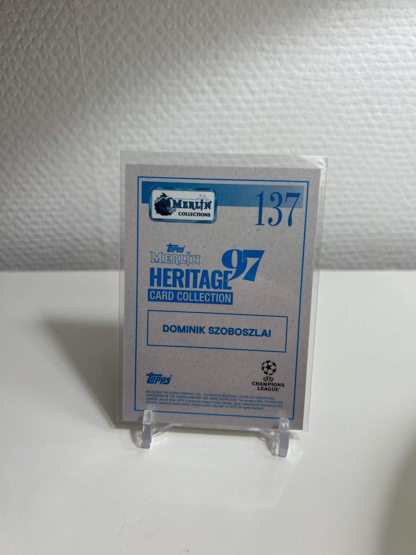 Topps Merlin Heritage 97 21-22 - Dominik Szoboszlai Action - RB Leipzig
