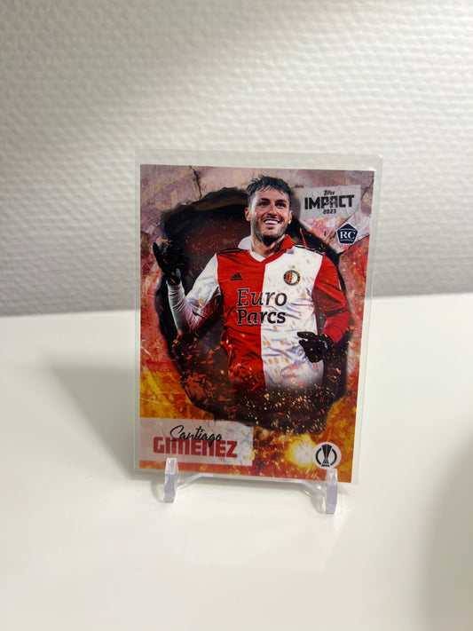 Topps Impact 22-23 - Santiago Gimenez RC Card - Feyenoord Rotterdam