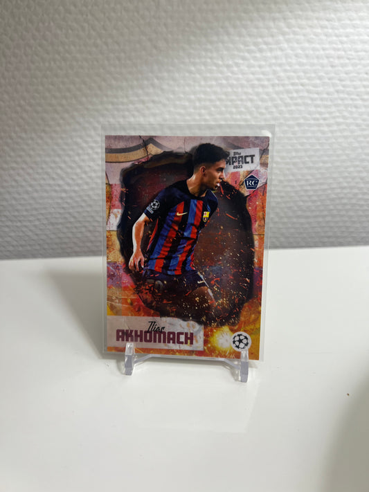 Topps Impact 22-23 -Ilias Akhomach RC Card - FC Barcelona