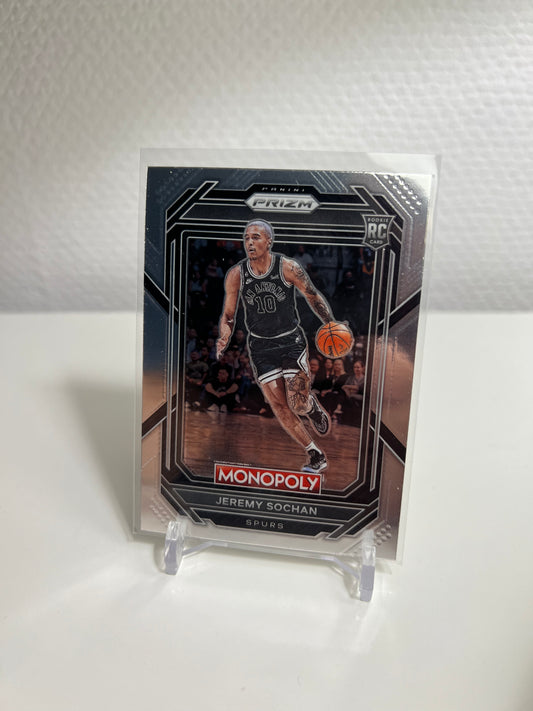 Panini Prizm Monopoly 22-23 - Jeremy Sochan RC Card - San Antonio Spurs
