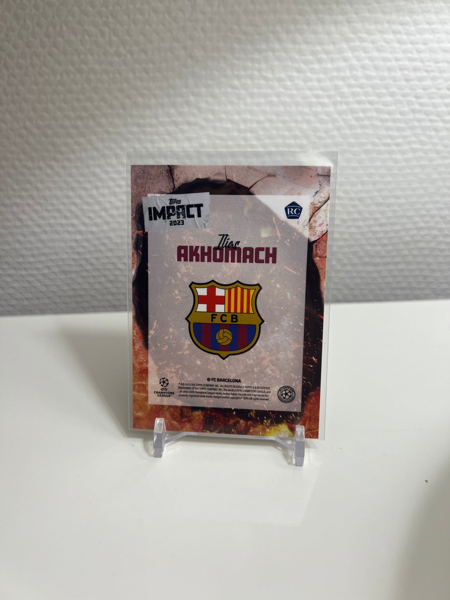 Topps Impact 22-23 -Ilias Akhomach RC Card - FC Barcelona