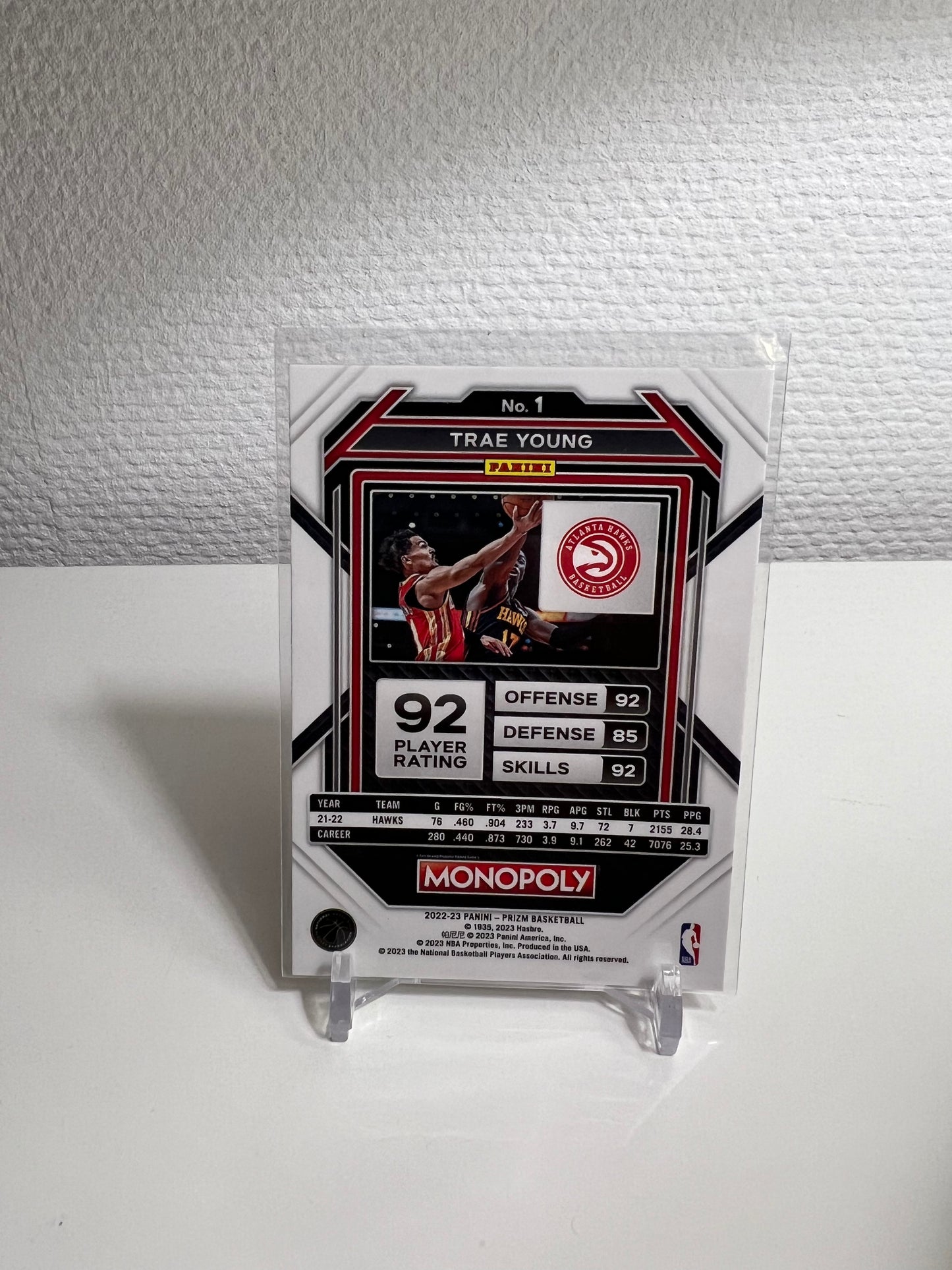 Panini Prizm Monopoly 22-23 - Trae Young - Atlanta Hawks