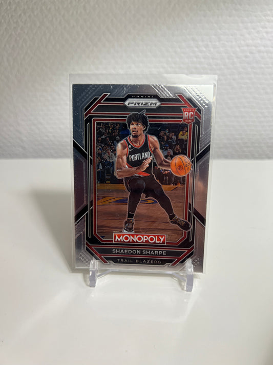 Panini Prizm Monopoly 22-23 - Shaedon Sharpe RC Card - Portland Trail Blazers